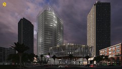 MODERN OFFICE BUILDING - Rodolfo Diotay jr. | 3rd Entry | Ketchup 2015 + Lumion + Cs6