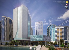 MODERN OFFICE BUILDING - Rodulf jun Mendoza | THE CORNICHE VIEW... | 3DMAX2015+VRAY3.0+CS6