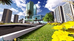 MODERN OFFICE BUILDING - mohammed khan | 3D CHALLENGE ARCH-VIZ MODERN | SKETCHUP+lumion+PHOTOSHOP