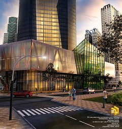 MODERN OFFICE BUILDING - Mark Kevin Palma | sketchup 8 | Vray 1.48 | Ps cs6 | Lightroom