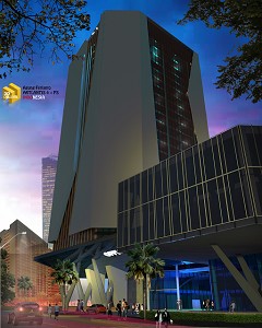 MODERN OFFICE BUILDING - Agung Ferianto | Modern Office Building 2 | SU 8 + Arlantis 4 + PS
