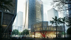 MODERN OFFICE BUILDING - Darren Hsiao | The mall | 3DSMAX+PS