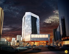 MODERN OFFICE BUILDING - Moskritsanu Chanlop | --- | 3Ds max psd