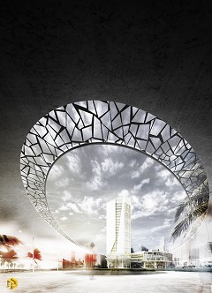MODERN OFFICE BUILDING - François Cattoni | Singular point of view | Sketchup8_MaxwellRenderv3.0_PhotoshopCS6